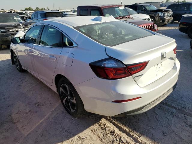 19XZE4F52ME010044 - 2021 HONDA INSIGHT EX WHITE photo 2