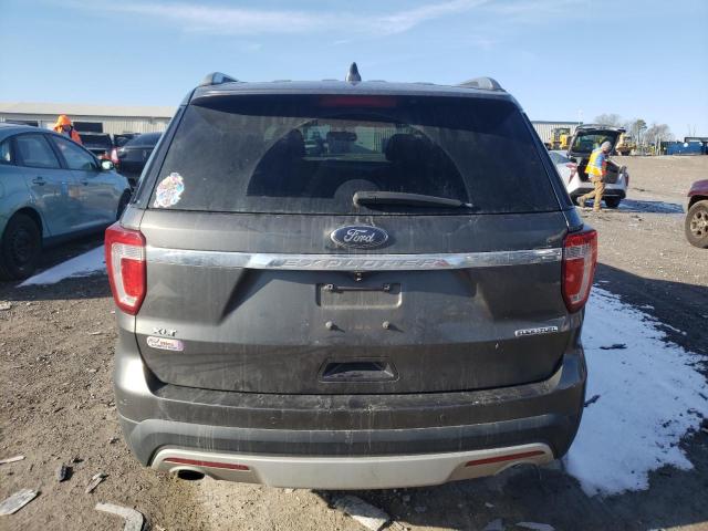 1FM5K8D8XGGB36969 - 2016 FORD EXPLORER XLT CHARCOAL photo 6