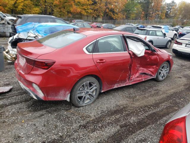 3KPF34AD2NE435952 - 2022 KIA FORTE GT LINE RED photo 3