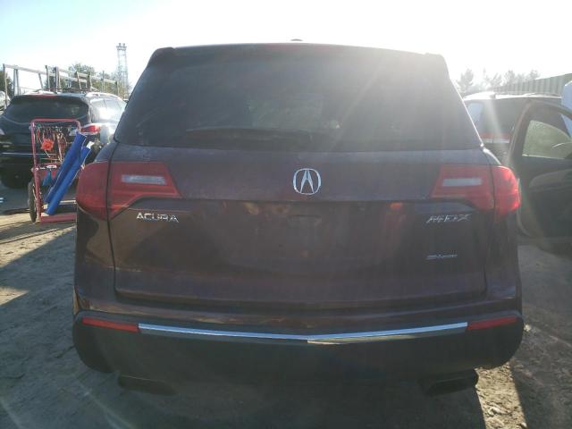 2HNYD2H48CH514361 - 2012 ACURA MDX TECHNOLOGY 勃艮第红 照片 6