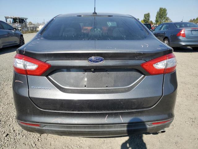 1FA6P0G73F5130669 - 2015 FORD FUSION S GRAY photo 6