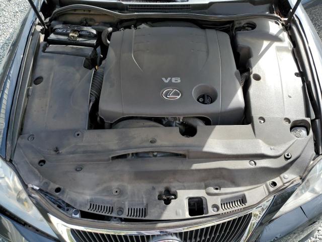 JTHFF2C20A2505879 - 2010 LEXUS IS 250 GRAY photo 11