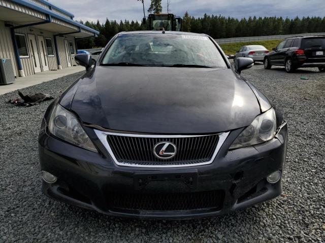 JTHFF2C20A2505879 - 2010 LEXUS IS 250 GRAY photo 5