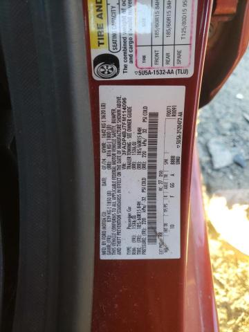 3FADP4BJ7FM114096 - 2015 FORD FIESTA SE RED photo 12