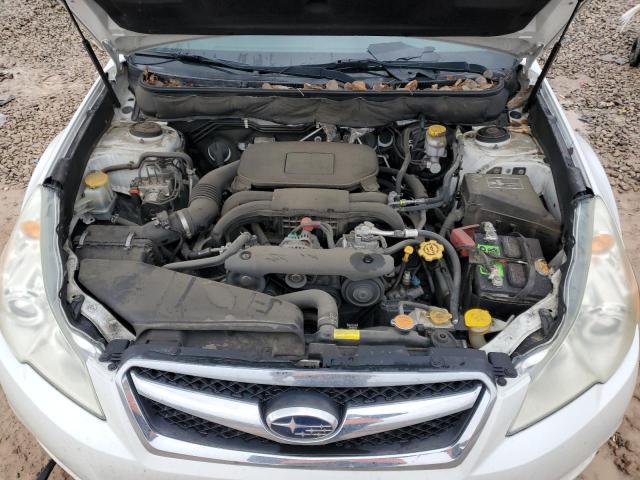 4S3BMBG67B3264739 - 2011 SUBARU LEGACY 2.5I PREMIUM WHITE photo 11