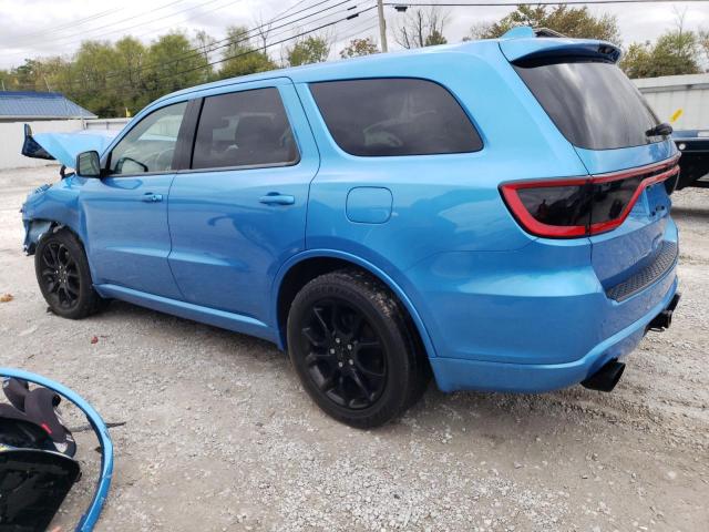 1C4SDJCTXJC439439 - 2018 DODGE DURANGO R/T BLUE photo 2