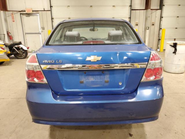 KL1TD56668B267578 - 2008 CHEVROLET AVEO BASE Mavi foto 6