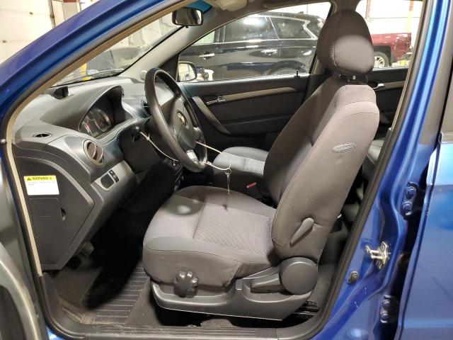 KL1TD56668B267578 - 2008 CHEVROLET AVEO BASE Mavi foto 7