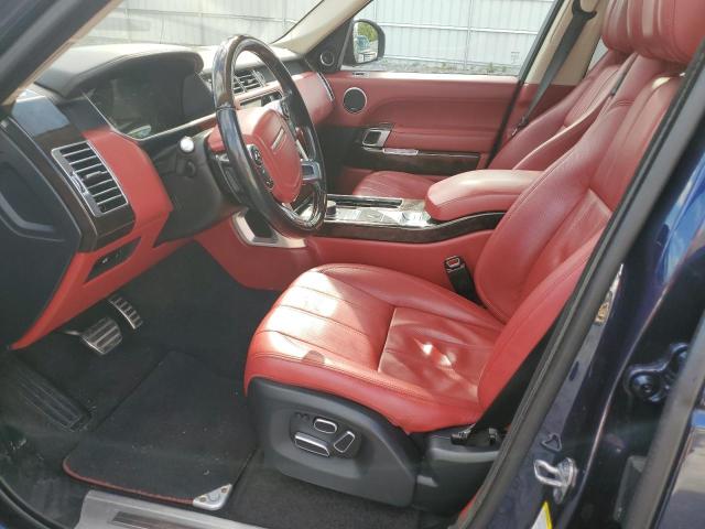 SALGV2EFXEA137109 - 2014 LAND ROVER RANGE ROVE AUTOBIOGRAPHY BLUE photo 7