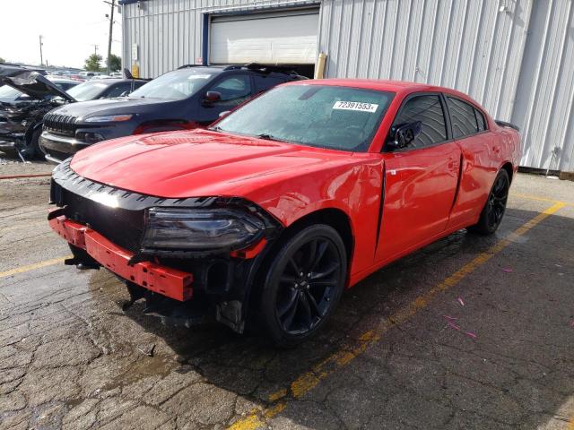 2C3CDXBG9HH525770 - 2017 DODGE CHARGER SE RED photo 1