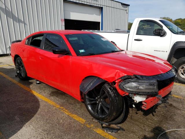 2C3CDXBG9HH525770 - 2017 DODGE CHARGER SE RED photo 4