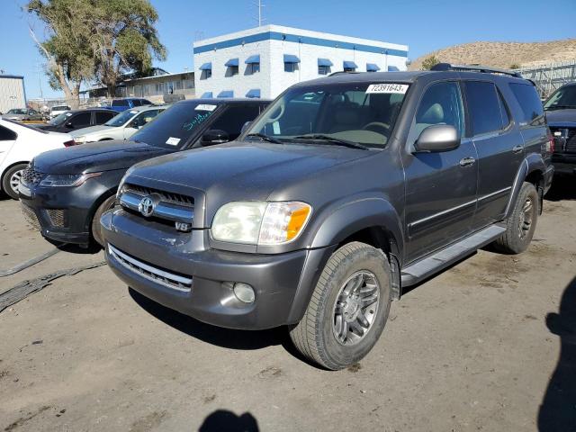 5TDBT48A74S205922 - 2004 TOYOTA SEQUOIA LIMITED GRAY photo 1