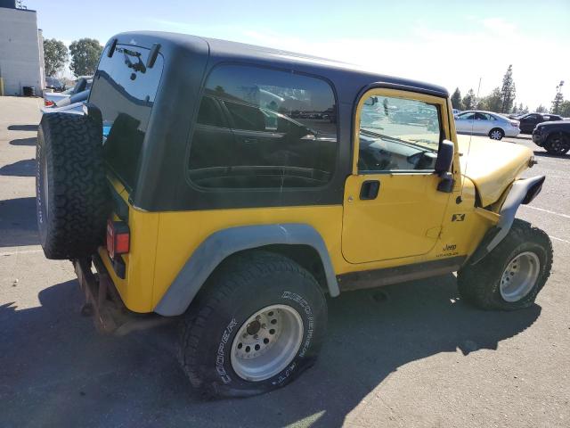 1J4FA39S36P713482 - 2006 JEEP WRANGLER X YELLOW photo 3