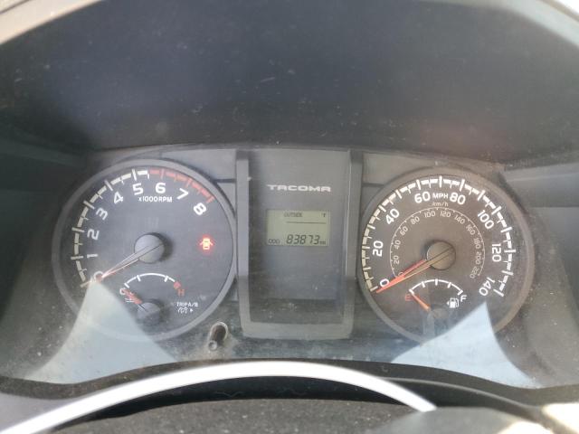 5TFRX5GNXHX081013 - 2017 TOYOTA TACOMA ACCESS CAB ნაცრისფერი ფოტო 9