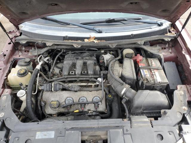 2FMDK51C89BA94248 - 2009 FORD FLEX SE BURGUNDY photo 11