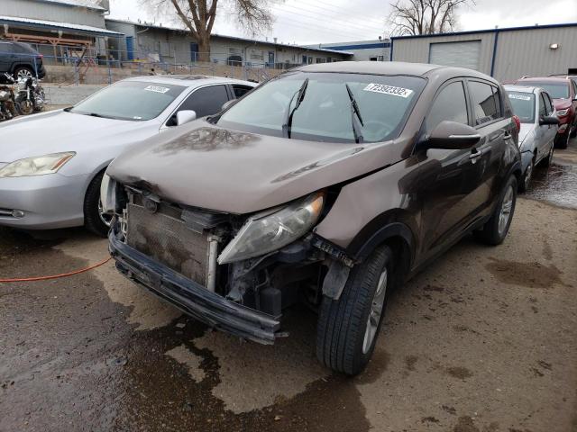 KNDPB3A21C7253625 - 2012 KIA SPORTAGE BASE BROWN photo 1