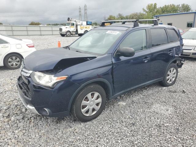 JA4AD2A34FZ002491 - 2015 MITSUBISHI OUTLANDER ES BLUE photo 1