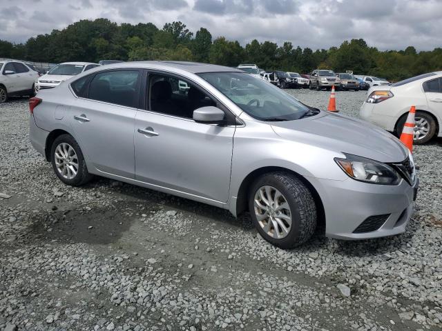 3N1AB7AP4HY343093 - 2017 NISSAN SENTRA S SILVER photo 4