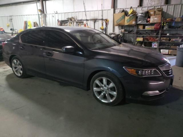 JH4KC1F3XEC002379 - 2014 ACURA RLX GRAY photo 4