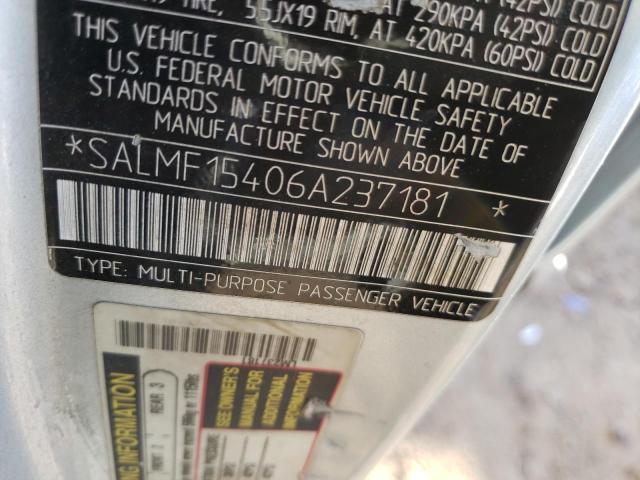 SALMF15406A237181 - 2006 LAND ROVER RANGE ROVE HSE SILVER photo 13