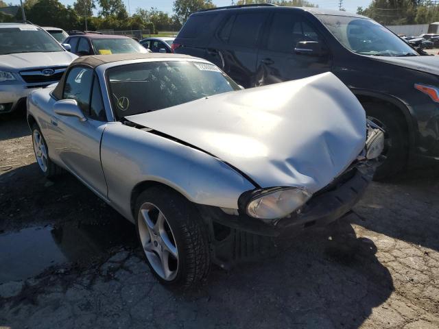 JM1NB353X10208232 - 2001 MAZDA MX-5 MIATA BASE SILVER photo 4