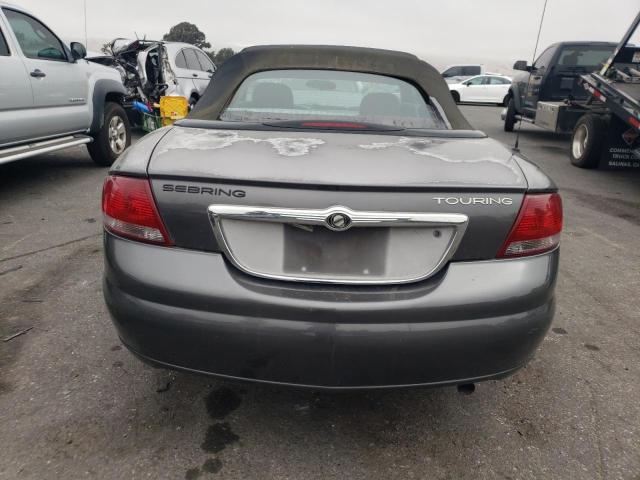 1C3EL55RX5N676939 - 2005 CHRYSLER SEBRING TOURING GRAY photo 6