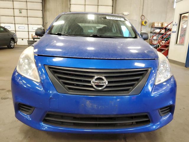 3N1CN7AP6EL838341 - 2014 NISSAN VERSA S BLUE photo 5