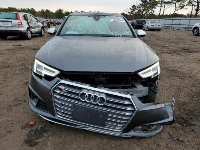 WAUC4AF47KA004560 - 2019 AUDI S4 PRESTIGE GRAY photo 5