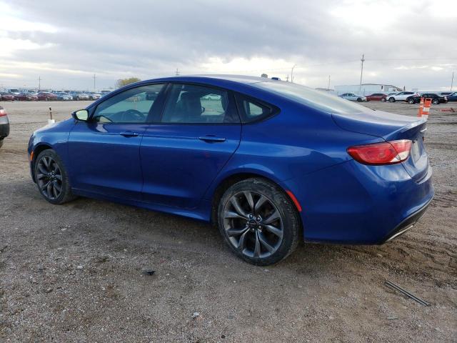 1C3CCCBG2FN583493 - 2015 CHRYSLER 200 S BLUE photo 2