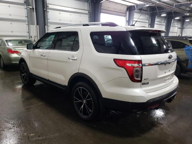 1FM5K8D89FGC60973 - 2015 FORD EXPLORER XLT WHITE photo 2