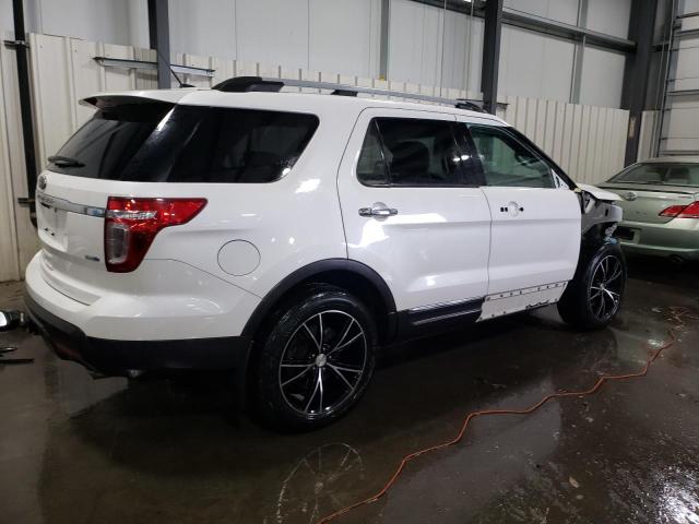 1FM5K8D89FGC60973 - 2015 FORD EXPLORER XLT WHITE photo 3