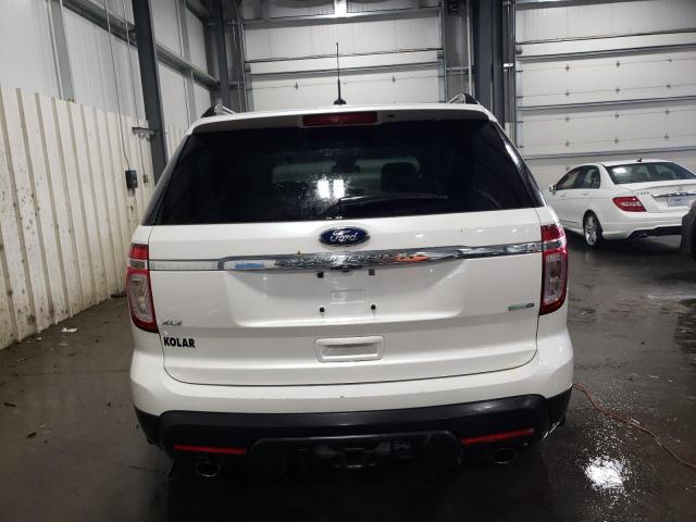 1FM5K8D89FGC60973 - 2015 FORD EXPLORER XLT WHITE photo 6