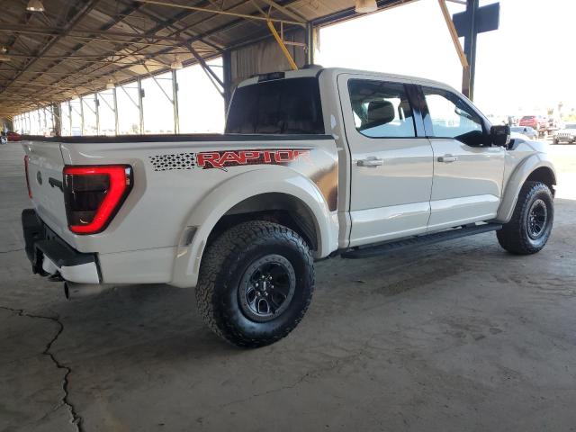 1FTFW1RG2NFA96040 - 2022 FORD F150 RAPTOR WHITE photo 3