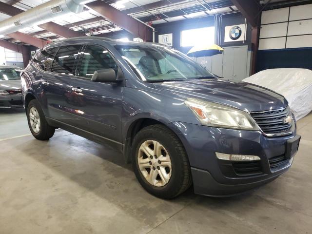 1GNKVFED2EJ284295 - 2014 CHEVROLET TRAVERSE LS BLUE photo 4