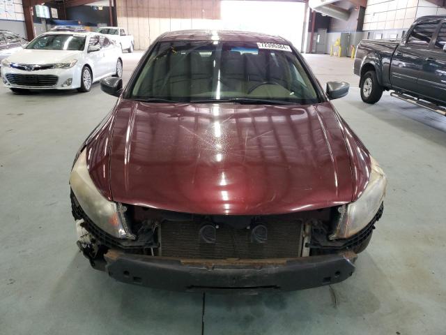 JHMCP268X9C011731 - 2009 HONDA ACCORD EXL MAROON photo 5