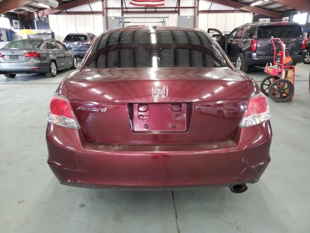JHMCP268X9C011731 - 2009 HONDA ACCORD EXL MAROON photo 6
