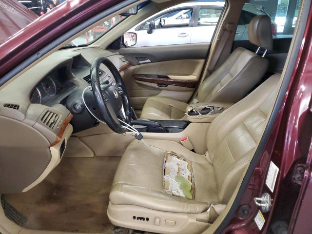 JHMCP268X9C011731 - 2009 HONDA ACCORD EXL MAROON photo 7
