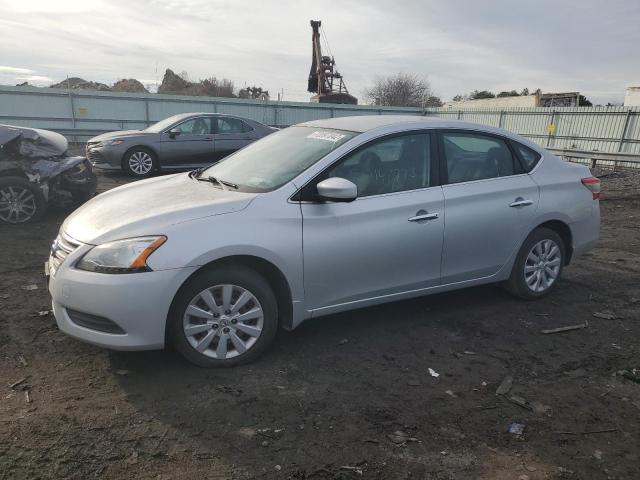 3N1AB7AP4DL708041 - 2013 NISSAN SENTRA S SILVER photo 1