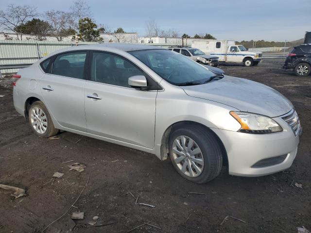 3N1AB7AP4DL708041 - 2013 NISSAN SENTRA S SILVER photo 4