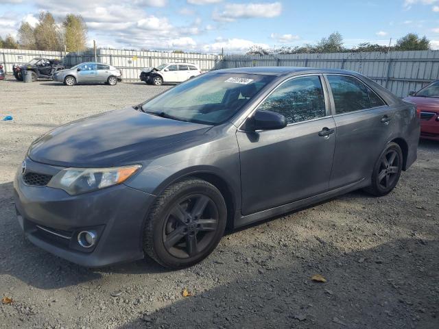 4T1BF1FK0CU086764 - 2012 TOYOTA CAMRY BASE GRAY photo 1