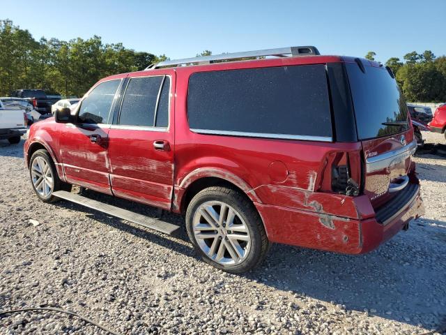 1FMJK1LT7FEF23422 - 2015 FORD EXPEDITION EL PLATINUM BURGUNDY photo 2