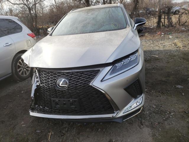 2T2YZMDA8NC347880 - 2022 LEXUS RX 350 F-SPORT SILVER photo 5