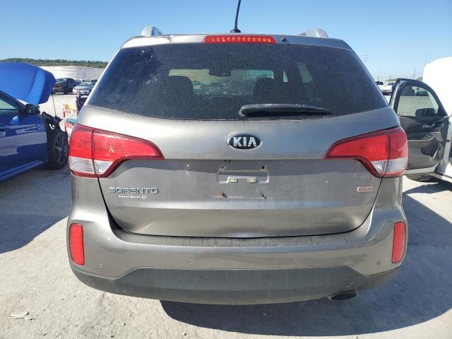 5XYKTCA60FG652141 - 2015 KIA SORENTO LX GRAY photo 6