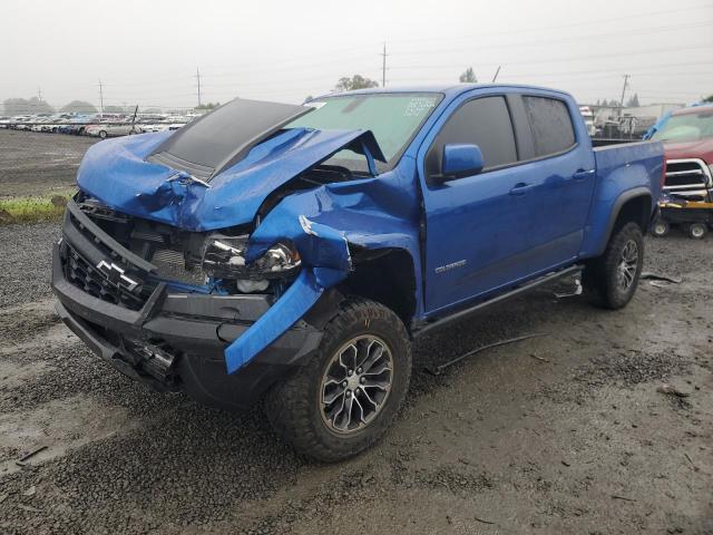 1GCGTEEN5J1290724 - 2018 CHEVROLET COLORADO ZR2 BLUE photo 1