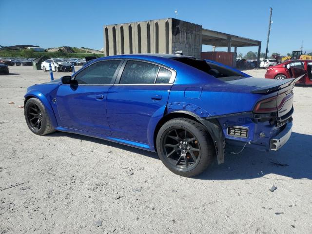 2C3CDXL98MH563369 - 2021 DODGE CHARGER SRT HELLCAT BLUE photo 2