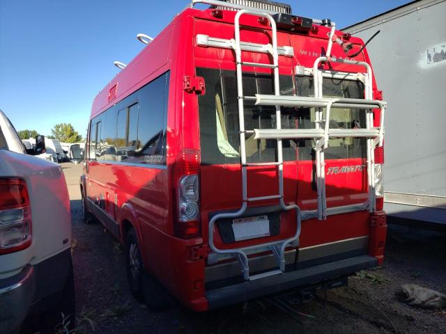 3C6URVJG3EE128237 - 2014 RAM PROMASTER 3500 HIGH წითელი ფოტო 3