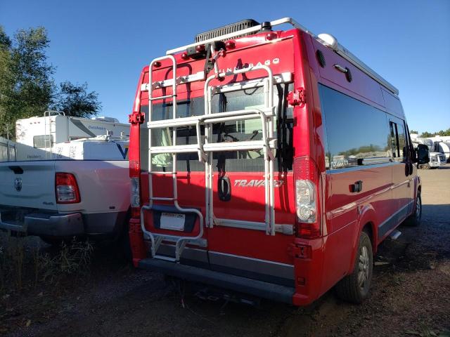 3C6URVJG3EE128237 - 2014 RAM PROMASTER 3500 HIGH წითელი ფოტო 4