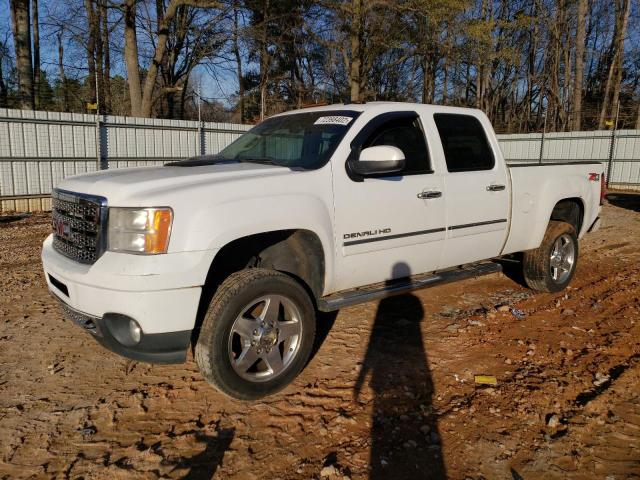 1GT125E84CF190400 - 2012 GMC SIERRA K2500 DENALI WHITE photo 1