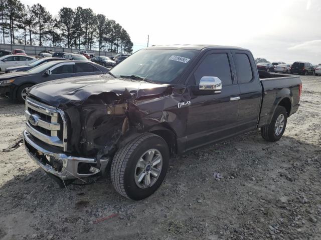 1FTEX1CF4FKF08590 - 2015 FORD F150 SUPER CAB BLACK photo 1