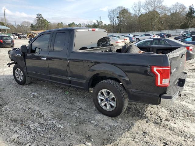 1FTEX1CF4FKF08590 - 2015 FORD F150 SUPER CAB BLACK photo 2